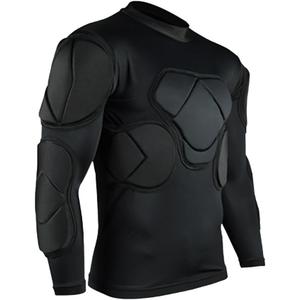 Men's Padded Football Protective Gear Set Training Suit for Soccer Basketball Paintball Rib Protector L