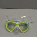 Kids Swim Goggles Snorkel Diving Mask for Boys Girls Ages 5-15, Two-Color Anti-Fog Swimming Goggles with Nose Cover (1PCS Blue)