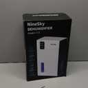 NineSky Dehumidifier,95 OZ Dehumidifiers for Home,(1000 sq.ft) Dehumidifiers for Basement Bathroom Bedroom with Auto Shut Off, Switchable 7 Colors Light(White)