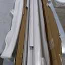 Paramondo Retractable Door Screen for Single Door, Free Stop Sliding Patio Doors - Durable White Aluminium Frames with Fiberglass Mesh - White, Size 38 9/16" Wide x 81 3/8" High