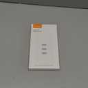 for iPhone 16 Slim Case,Paper-Thin Transparent Finish Skin Back Case [Non Yellowing] Ultra Protective Cover with Camera Protection 6.1 Inch (Translucen Black)