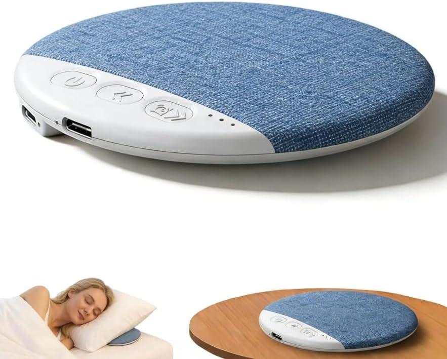 2026 New Sleep Pillow Speaker,Under Pillow Speaker Bluetooth,Comes withVolume Control & Auto-Off Timer,Wireless Sleep,Ideal for People who Sleep on Their Side (C)