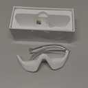 Under Eye Red Light Therapy Glasses, Red Light Therapy Device Microcurrent Eye Massager, Botanique Paris Eyes Bag Remover for Reduce Dark Circles and Wrinkles (White)