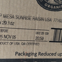 Nature's Path Organic Mesa Sunrise with Raisins Cereal, 29.1 oz (Pack of 6), Gluten Free, Non-GMO, Earth Friendly Packaging, Best By: 2025 NOV 05