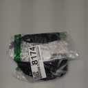 COCOPEAR Women's Ruched High Waisted Bikini Bottom Retro Vintage Swim Short Tankinis (Medium, Black)