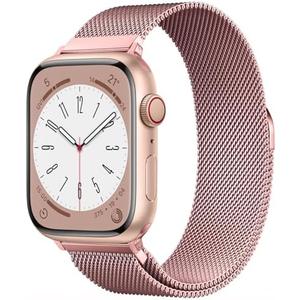 Original Milanese Loop Band Compatible with Apple Watch 38mm 40mm 41mm 42mm 44mm 45mm 46mm 49mm - Women & Men Magnetic Closure Adjustable Metal Strap for iWatch Series 10 9 8 7 6 5 4 3 2 1,Ultra,SE