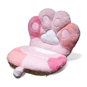 GKWW Kawaii Cat Paw Chair Cushion Comfy Plush Desk Seat Pads Cozy Seat Cushion s Cat Claw Lumbar Back Support Pillow for Gamer Chair Floor Sofa Dining Room Bedroom