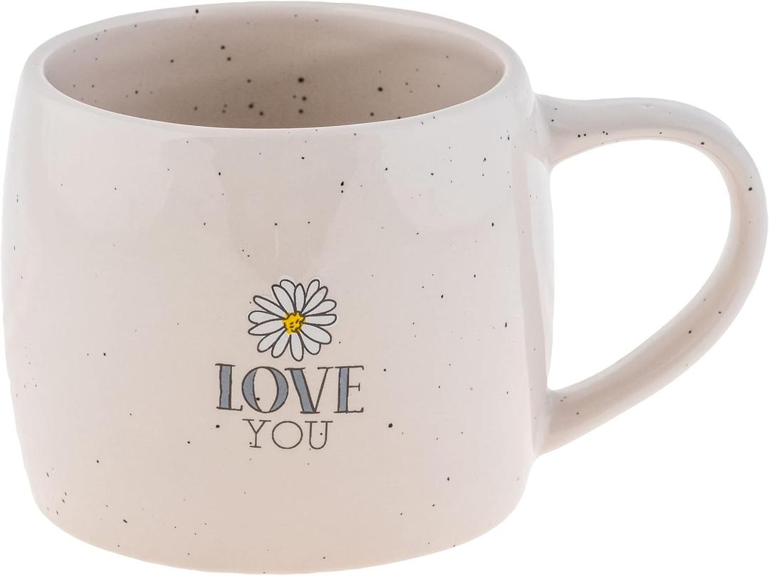 Karma Gifts Reese Ceramic Mug - 16-Ounce Coffee Cup - Cute Mugs for Women and Men - Bee