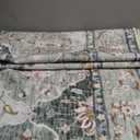 Boho Vintage Area Rugs 5x7 Washable Non-Slip Traditional Green Carpet for Living Room Bedroom Dining Room Farmhouse