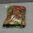 RoseSeek Women's 4 Piece Swimsuits Halter Triangle Bikini Sets Bathing Suit with Mesh Cover Up Skirt & Bandana Burnt Orange X-Large