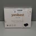 YANIBEST Adjustable Silk Bonnet for Sleeping Women Double Layer Satin Bonnet Reduce Friction Prevent Frizz Curly Hair (Large, Black)