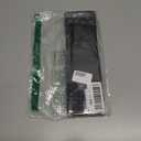 Solid Color Ties for Men Silk Satin Necktie and Pocket Square Cufflinks Tie Clip Lapel Pin Set Wedding Business 5PCS (Orange)