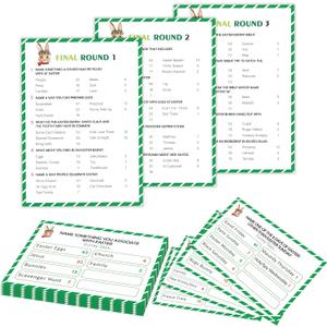 Easter Friendly Feud Game - Easter Trivia Quiz, Family Game Night, Family Friendly Quiz, Easter Party Favor Supplies (AS02)