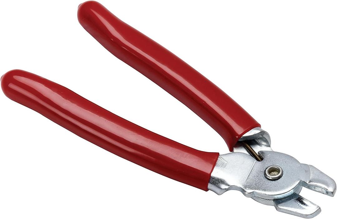 LEM Products Hog Ring Pliers, Galvanized Steel, Red
