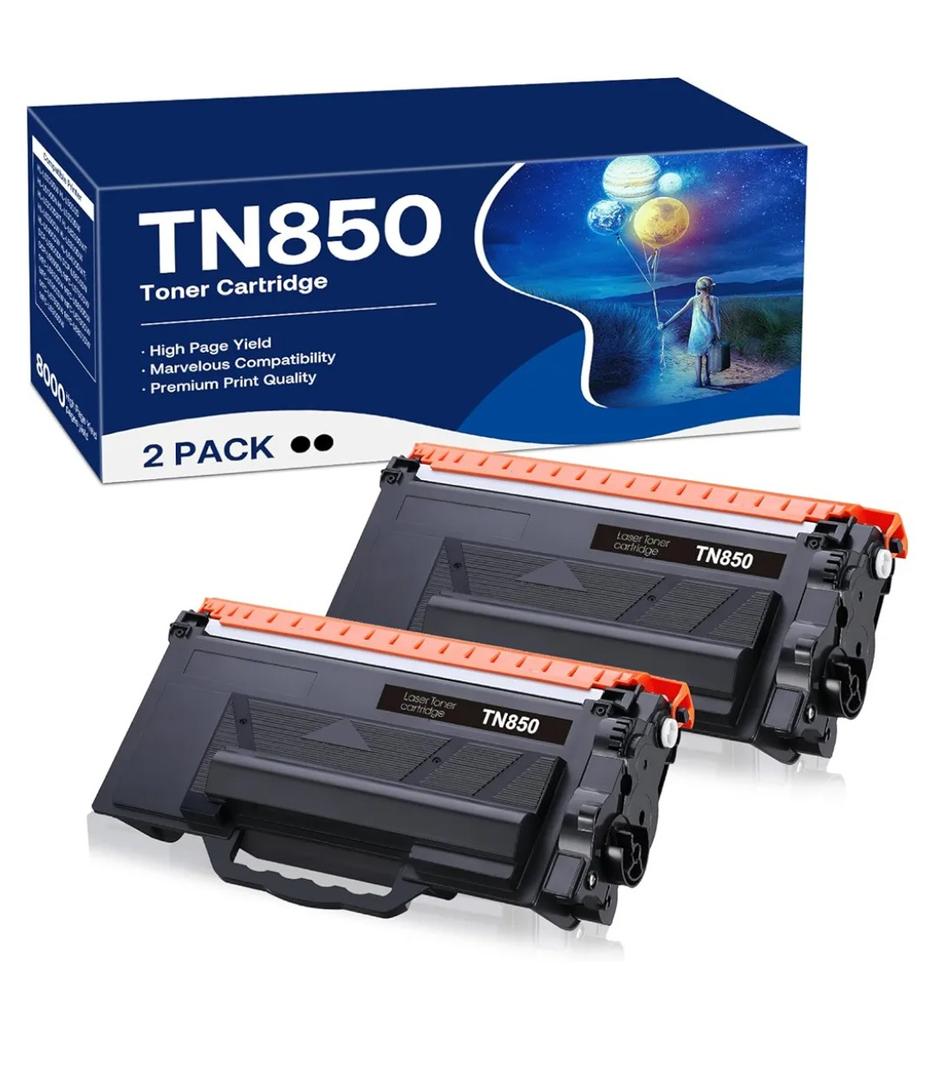 TN850 Toner Cartridges Compatible for Brother TN-880 TN-850 TN-820 TN820 Toner Cartridges High Yield Replacement for HL-L6200DWT L6200DW L5200DW L5100DN MFC-L5800DW L5700DW L6700DW L6800DW 2 Black