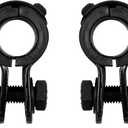 HDBUBALUS Highway Pegs Mount Kit Foot Peg Clamps for 1-1/4" Engine Guards Fit for Harley Electra Road King Street Glide Black