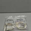 echosari 2 Pack Red White and Green Christmas Fairy Lights Battery Operated, 200 LED 66Ft Silver Wire Starry String Lights Auto Timer 8 Modes Waterproof Mini Lights for Wreath DIY Fence Decor