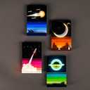 VONADO Light Kit Compatible with Lego Tales of The Space Age, DIY Lighting Compatible with Lego 21340 Building Set (No Model), Lights Compatible with Lego Space 3D Postcards for Astronomy Lovers