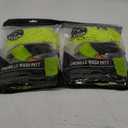 Chemical Guys MIC49302 Chenille Premium Scratch-Free Microfiber Wash Mitt, Lime Green, 9.6" x 2.3" x 7" (2 Pack)