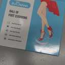 Ball of Foot Cushions (2 Pairs Gel Shoe Inserts), Heel Inserts for Women, Non Slip Heel Pads, Heel Cushions for Women Foot Pain Relief and Comfort, One Size Fits Any (Clear)