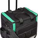 Amazon Basics Tool Rolling Bag, Black, 20 Pockets (Previously Denali Brand)