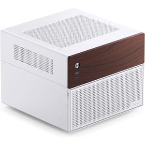 Jonsbo N4 NAS Case White and Wood Pc case 8 bays