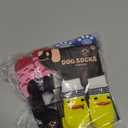 16 Pieces Dog Anti Slip Socks for Small Dogs, 4 Styles Non Skid Doggie Socks with Grips, Anti-Slip Indoor Puppy Cat Pet Paw Protection for Hardwood Floor Wear, Prevent Licking (M)