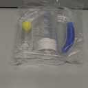 Incentive Spirometer Adult, Breathing Exercise Device for Lungs, Deep Breathing Trainer for Adults - 5000ml Volume Measurement with Flow Rate Indicator (Transparent)