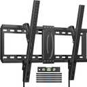 Suptek Tilt TV Wall Mount Bracket for Most 37-82 inch TV, Universal Mount with Max 600x400mm VESA and 132lbs Loading Capacity, Fits Studs 24" Apart, Low Profile with Magnetic Bubble Level (MT5082)