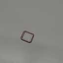 Smartwatch Protective Case Bling Crystal Diamonds Aluminum Alloy Bumper Cover for Watch Series Rose Gold Full Protection Against Scratches and Dust