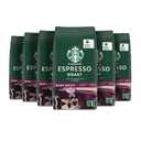 6pc Starbucks Whole Coffee Beans, Dark Roast Hot or Iced Coffee, Espresso Roast, 12 oz (EXP 12/16/26)
