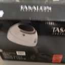 TASALON Ionic Hooded Dryer - 1875W Bonnet Dryer, 3 Heating Settings, Sit Under for Home and Salon, Portable Hair Dryer with Hood, Height Adjustable Hooded Hair Dryer- White