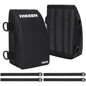 Hikeen Baseball Catcher Knee Supports Catcher Knee Pads for Baseball Softball with Removable Sponge Block Catchers Knee Wedge Catcher Knee Support Gear for Youth Kids