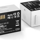 2pack 5800mAh for Arlo Pro 4 Battery, 2025 Upgrade Rechargeable High Capacity Lithium Battery for Arlo Pro 5S 2K, Pro 4, Pro 3, Ultra 2 Cameras