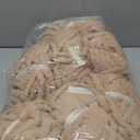 Mellobello Jumbo Chunky Yarn for Hand Knitting - Super Thick Chenille Chunky Yarn for Crocheting - Extra Soft Bulky Fluffy Blanket Big Yarn 8 Jumbo Pack (27yds,8 oz Each Skein) Light Brown