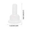 2 x 40pcs Pet Nurser Nipples Silicone Replacement Pacifiers - Soft Pet Food Feeding Bottle Nipple Pacifier for Kitten Puppy Rabbit Chinchillas Small Animals Nursing Suckling Tool Accessory Supplies