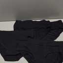 Underwear for Women Cotton High Waisted Briefs Full Coverage Underwear Soft Strech Breathable 2 Pack (Medium, Black Set 5pack)