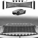 BestEvMod Cargo Mesh Net for Pickup Truck Bed Compatible with Tesla Cybertruck 2025 2024 Accessories Mesh Extra Strong Hook Stretchable Trunk Cargo Organizer (Frunk Net)