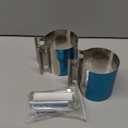 2.5 inch Exhaust Clamps, 2 1/2 Inch Exhaust Lap Joint Butt Clamps, T304 Stainless Steel Band Clamp w/High Grade Bolts(2 Pieces)