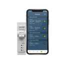 Leviton 2nd Gen Smart Circuit Breaker with Remote Control, Dual Function AFCI/GFCI, 1-Pole 15 Amp, 120-Volt, 10kA Interrupt Rating, LB115-DST