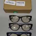 CRGATV 3 Pack Reading Glasses Blue Light Blocking Stylish Cat Eye Computer Readers Anti Eyestrain & Glare for Women +1.25