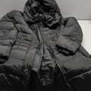 ANYIELIEMO Women's Long Thickened Down Jacket with Thermal Lining, Extended Length Winter Warm Puffer Down Coat with Hem Slit (US, Alpha, X-Large, Regular, Regular, Black)