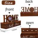 JIALEIXI Interchangeable Home Sweet Home Sign, Wooden Seasonal Tabletop Plaque Decorations, for All Seasonal Desktop House Living Room Indoor Decor.
