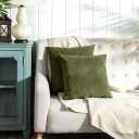 ELEGANT LIFE HOME Pack of 2 Decorative Velvet Throw Pillow Covers, Cushion Covers Set, Soft Pillow Case Shell for Car Sofa Bedroom 18''x18''