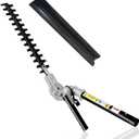 16" Hedge Trimmer Attachment,12 Angle Positon fits for most brands pole saw attachment Trimmerhead,brushcuterhead,powerhead and Lithium-ion Multi Head System (Black)