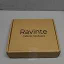 Ravinte 60 Pack (30 Pairs) 1/2 Inch Overlay Soft Close Hinges for Kitchen Cabinets - Satin Nickel Hidden Concealed Hinge, Stainless Steel, Self Closing