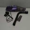 Handheld Vacuum Cordless - Car Vacuum Portable & Small Vacuum Cleaner with 6KPa Suction, USB Vacuum Cordless Rechargeable, HEPA Filter, LED Light for Pet Hair, Home, Car, Office - Includes Accessories (Purple)