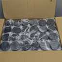 48 Pack Amber Glass Jars With Lids(2 oz),Round Glass Cosmetic Jar With Lid With Inner Liners,2 oz Glass Jars With Lids For Cream, Lotions, Powders and Ointments