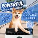 Air Purifiers for Home Large Room up to 2200sq.ft, MOOKA Air purifier for Home Pets with Washable Filter, PM 2.5 Display Air Quality Sensor Air Cleaner for Bedroom, Dorm room, Pets, Office PR1 (White)
