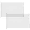 Cumbor 2 Pack Baby Gate Retractable Gates for Stairs, Mesh Dog Gate for The House, Wide Pet Gate 33" Tall, Extends to 55" Wide, Long Child Safety Gates for Doorways, Hallways, Indoor/Outdoor(White)